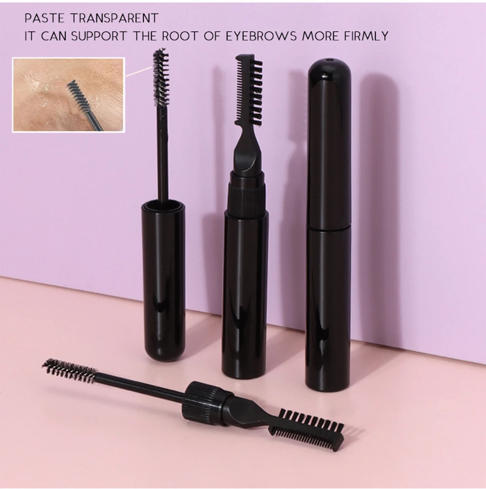 9ml 2 in 1 눈썹 비누 젤 마스카라 브러쉬 포함 세팅 비건 프라이빗 라벨 맞춤 로고 메이크업 도매