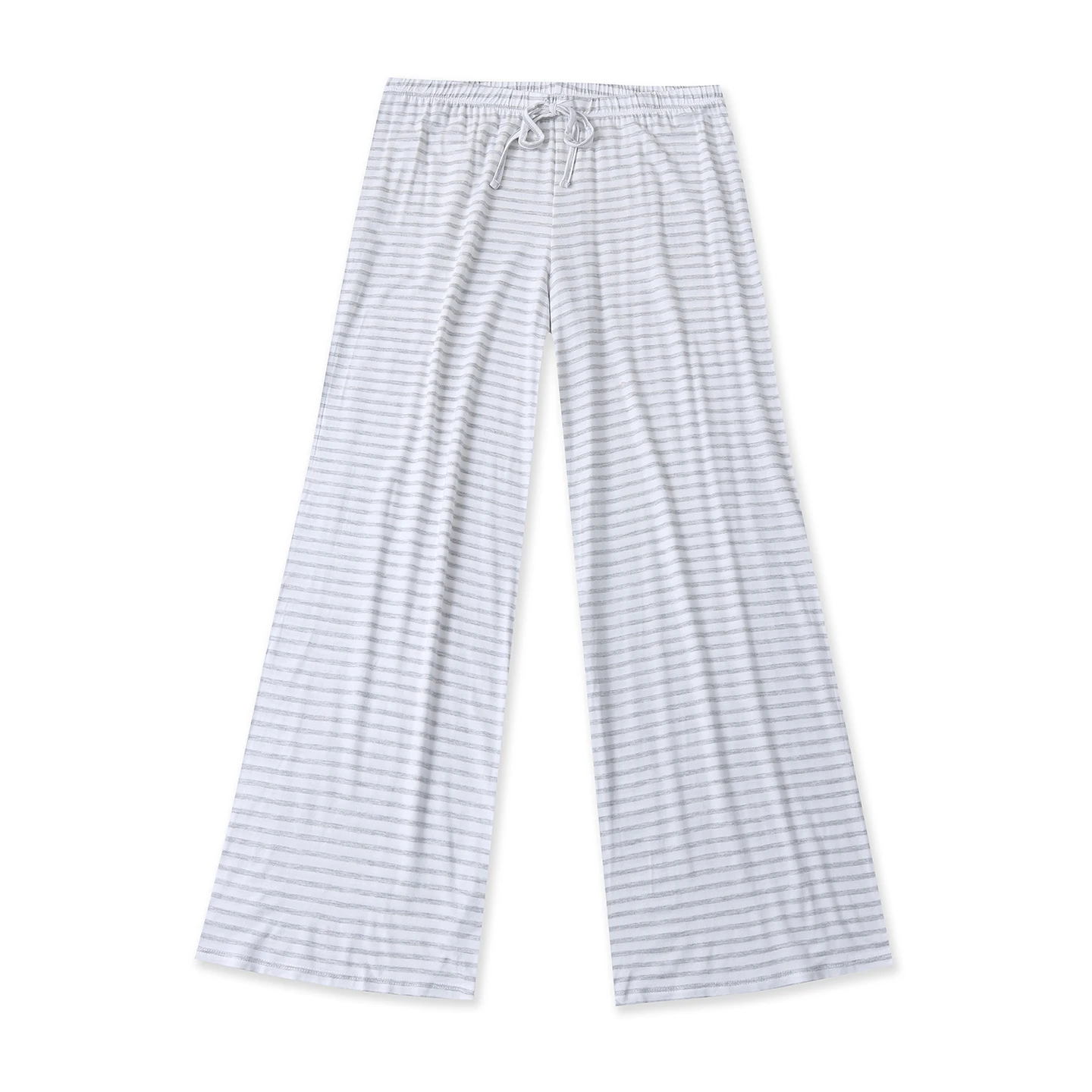Skin-friendly Elastic Waist Loose Fit Striped Sleepwear Pants Women's Home Pants Spring Collection Comfortable plus Size