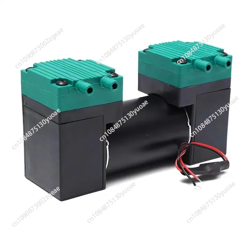 PISTOLA DE PULVERIZACIÓN de escala de aire pequeña, Micro diafragma de doble cabezal, bombeo de vacío de doble propósito, bomba de aire silenciosa eléctrica