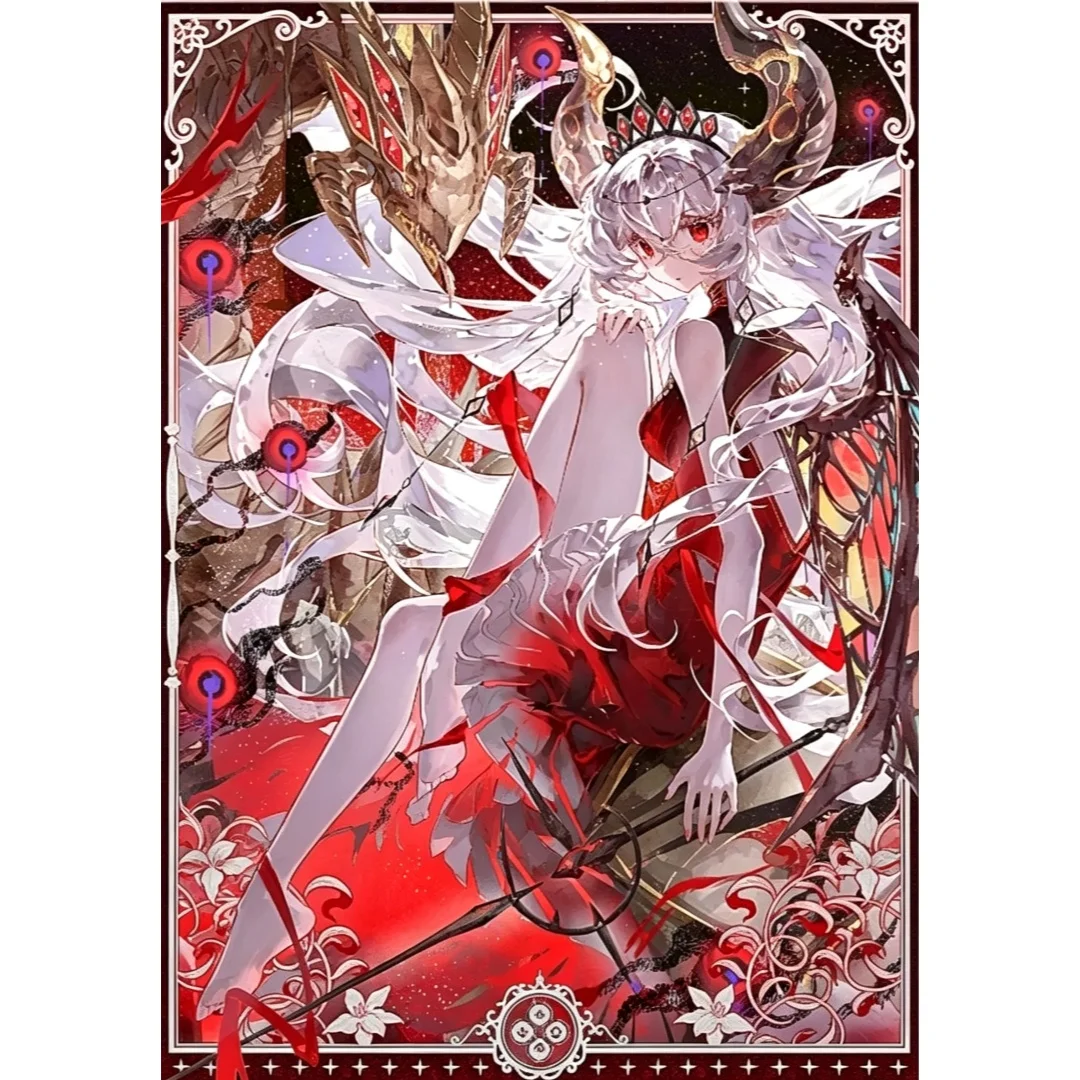 Yu-Gi-Oh！Ecclesia, The Virtuous/Blazing Cartesia, The Virtuous Laser Flash Card Cover 63x90mm Collection Card Protective Cover