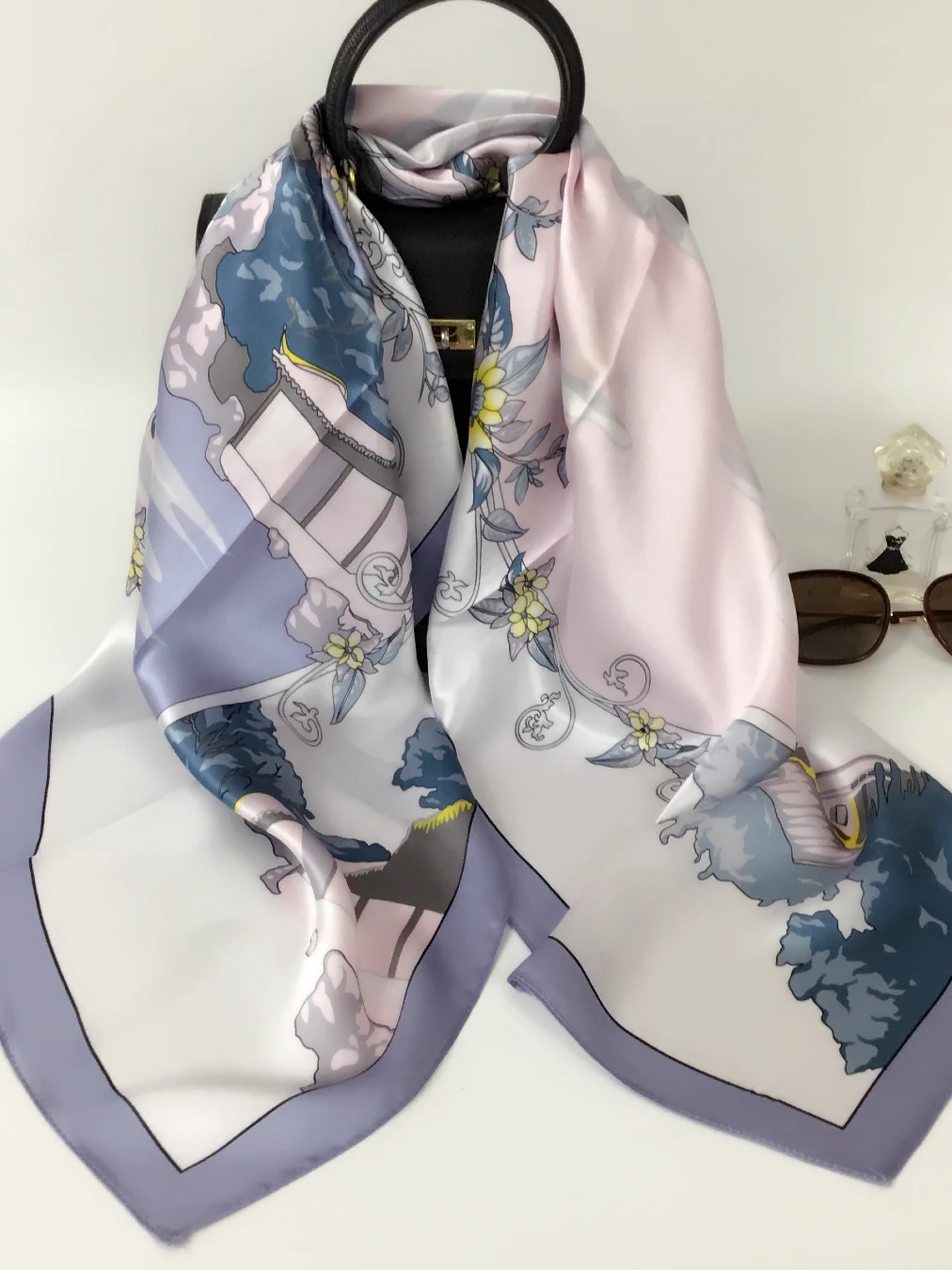 spring-2026-shanghai-story-silk-printed-scarf-women's-large-square-scarf-gift-for-mom-chinese-style-floral-pattern