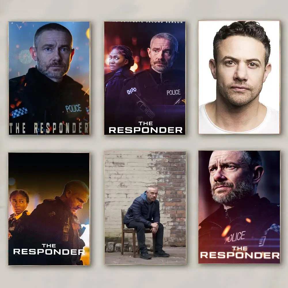 tv series T-The Responder-R Poster Modern Wall Decal for Living Room Cafe Office Bar and Bedroom