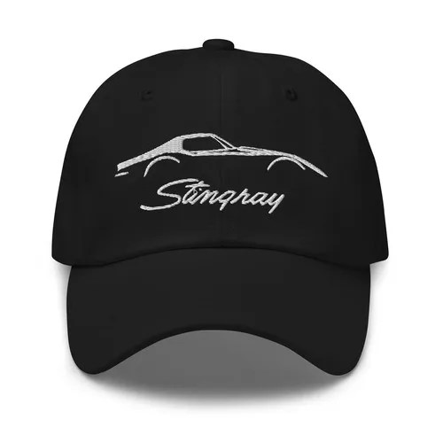 C3 vette Stingray Silhouette 3rd Gen Driver Custom Gift Dad hat