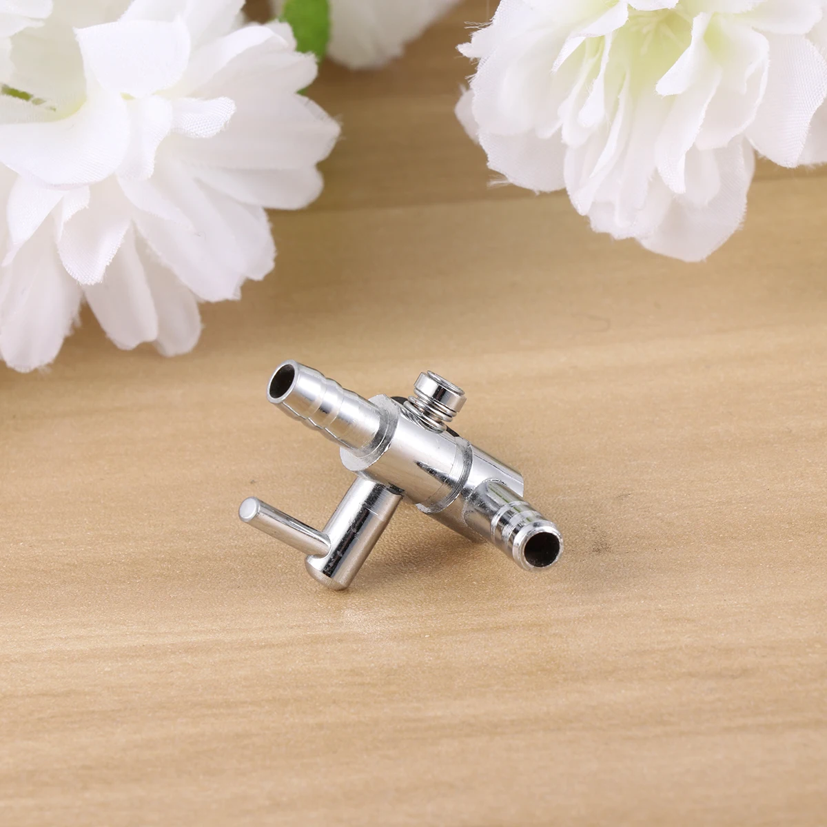 

4PCS Aquarium Air Pump Flow Lever Splitter Switch Oxygen Tube Distributor Stainless Steel Long Valve