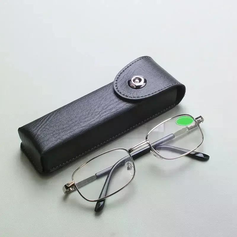 Portable Belt‑Wearable Leather Glasses Case Multifunctional Storage Pouch For Eyeglasses Small Daily Items