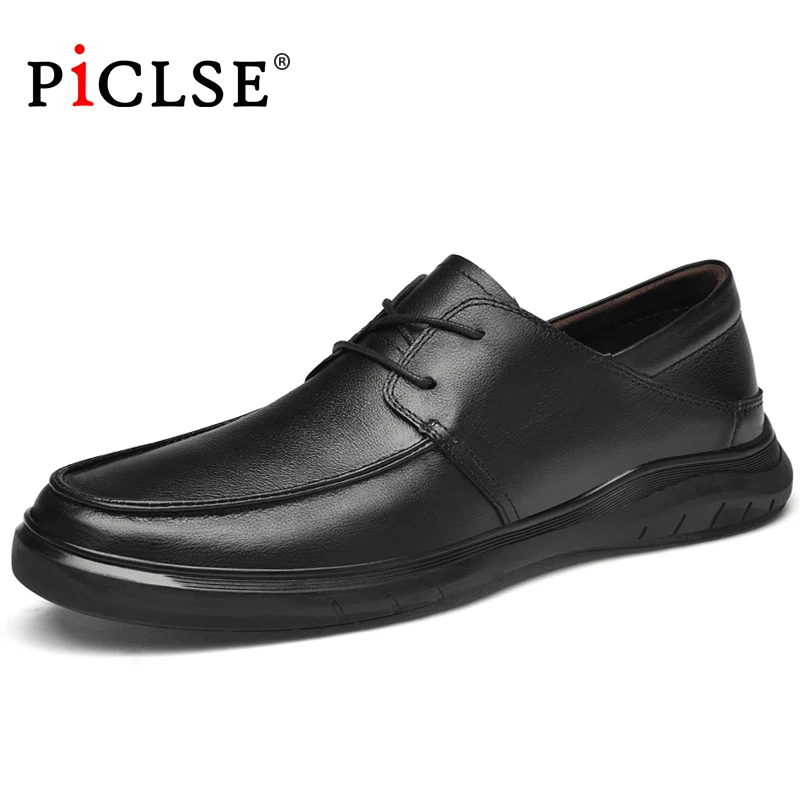 Luxury Brand Genuine Leather Men Shoes Loafers Business Casual Leather Shoes Men Flat shoes Comfortable Moccasins Men shoes