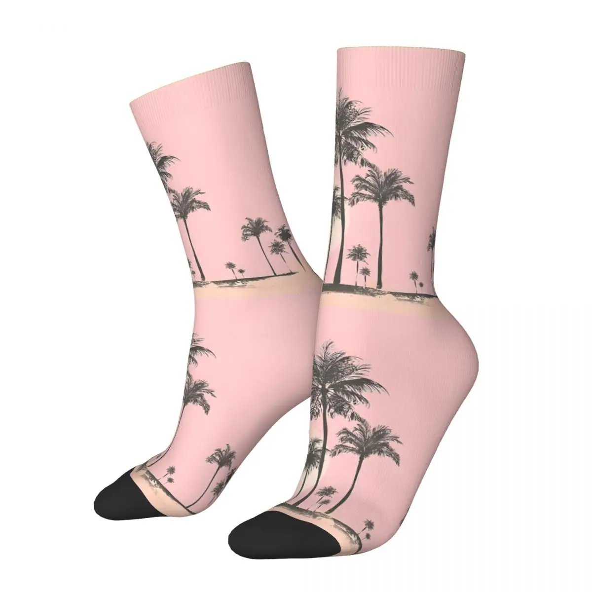 Paradise Beach Sunset Socks Travel 3D Print Boy Girls Mid-calf Sock