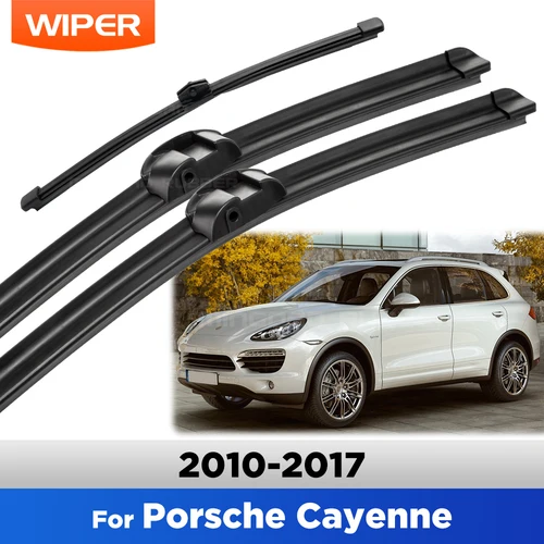 Imagen 1 del producto Limpiaparabrisas LHD RHD limpiaparabrisas delantero para Porsche Cayenne 2010- 2017 parabrisas ventana delantera 26 ""+ 26"" + 14""