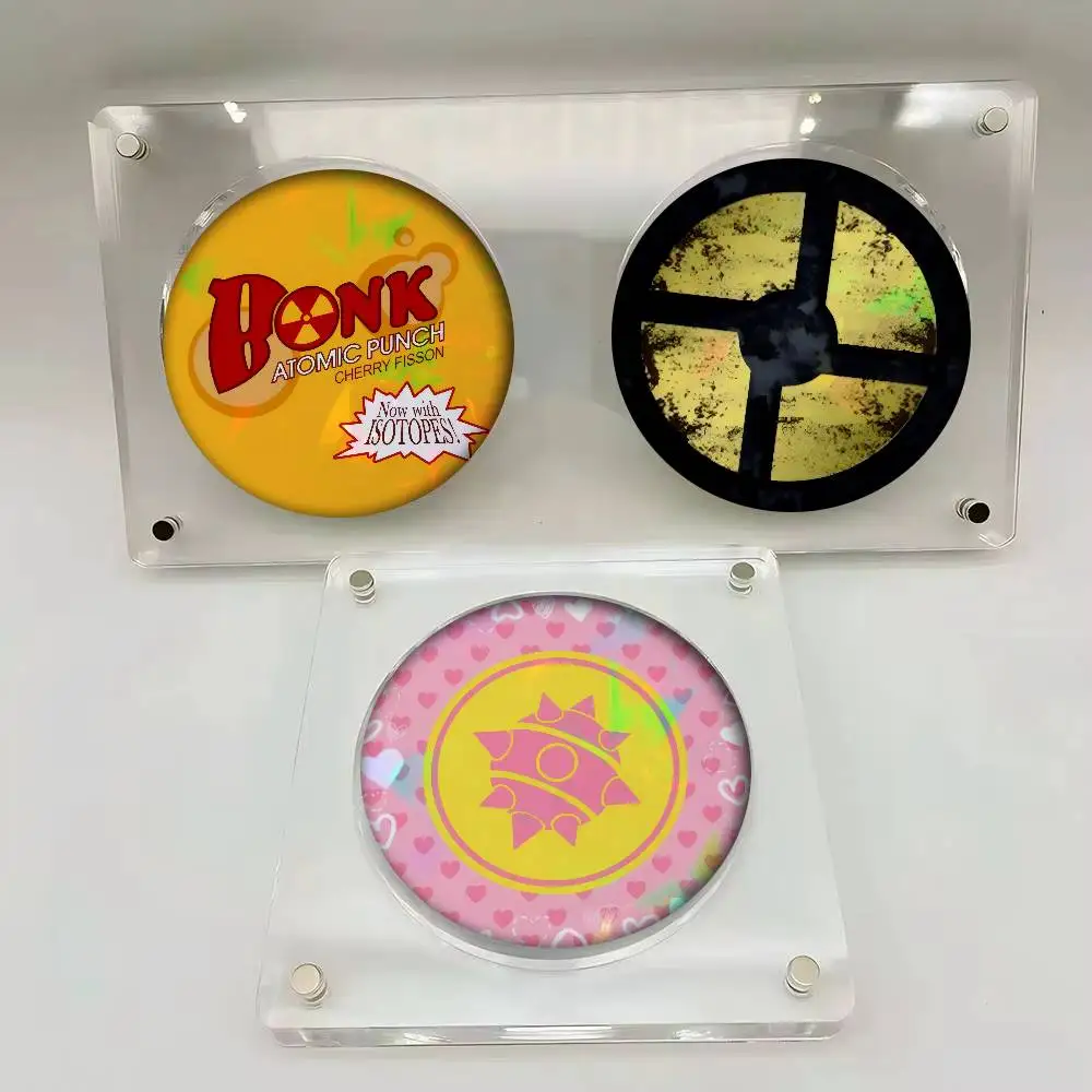 TF2 Bonk! Atomic Punch Logo  Anime Figure Pin for Boys Girls Character Brooches Creative Bag Badge Fashion Jewelry Accessories
