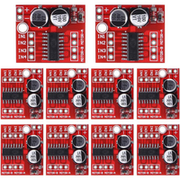 4/10pcs MX1508 DC Motor Driver Module 2V-10V 1.5A 2-Way Reversing PWM Speed Dual H Bridge Stepper Motor Driver Board L298N