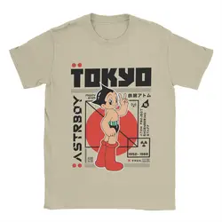 Men's T-Shirt Astroboy Astro Boy Leisure Cotton Tees Short Sleeve Anime T Shirt Crew Neck Tops Plus Size