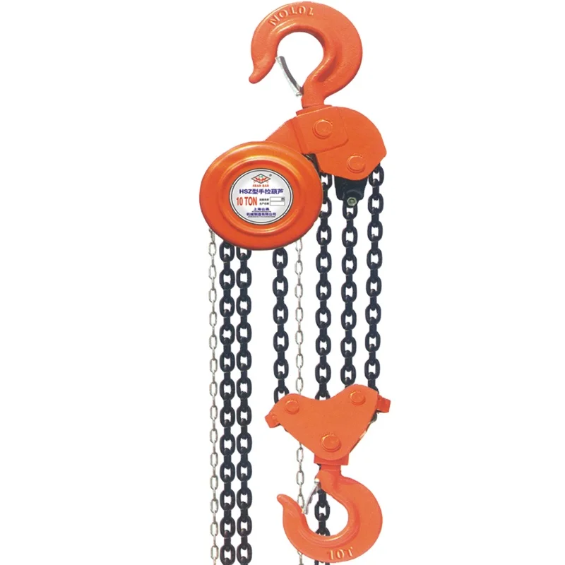 Portable HSZ Type Manual Chain Hoist New Condition Metal Material 3m Standard Lifting Height for Retail Industries