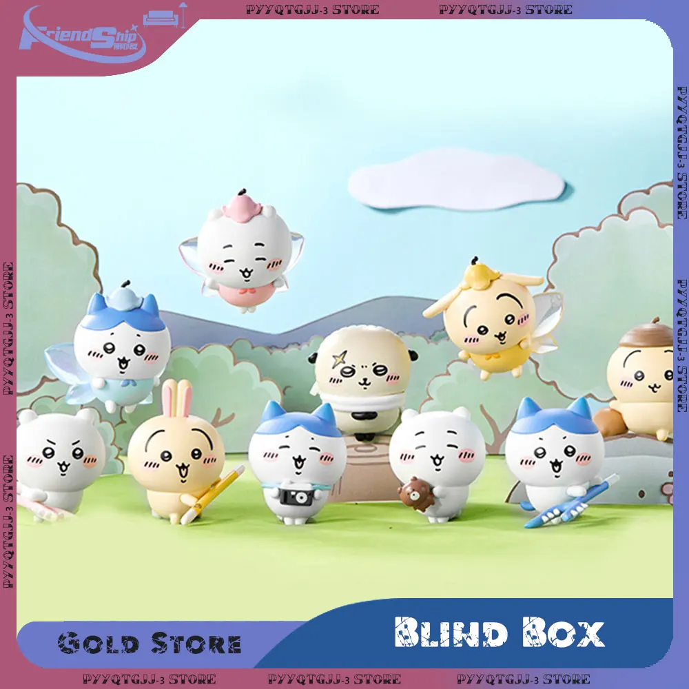 Kawaii Chiikawa Blind Box Anime PVC Figurine Mystery Model Toy for Girls Birthday Gifts Room Car Decoration Collectible Ornament
