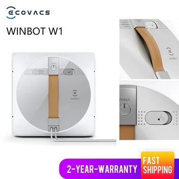 Novo Estilo ECOVACS WINBOT W1S PRO 2800PA Inteligente Anti-colisão Cruz Sprinkler Automático 60mL Grande Tanque de Água