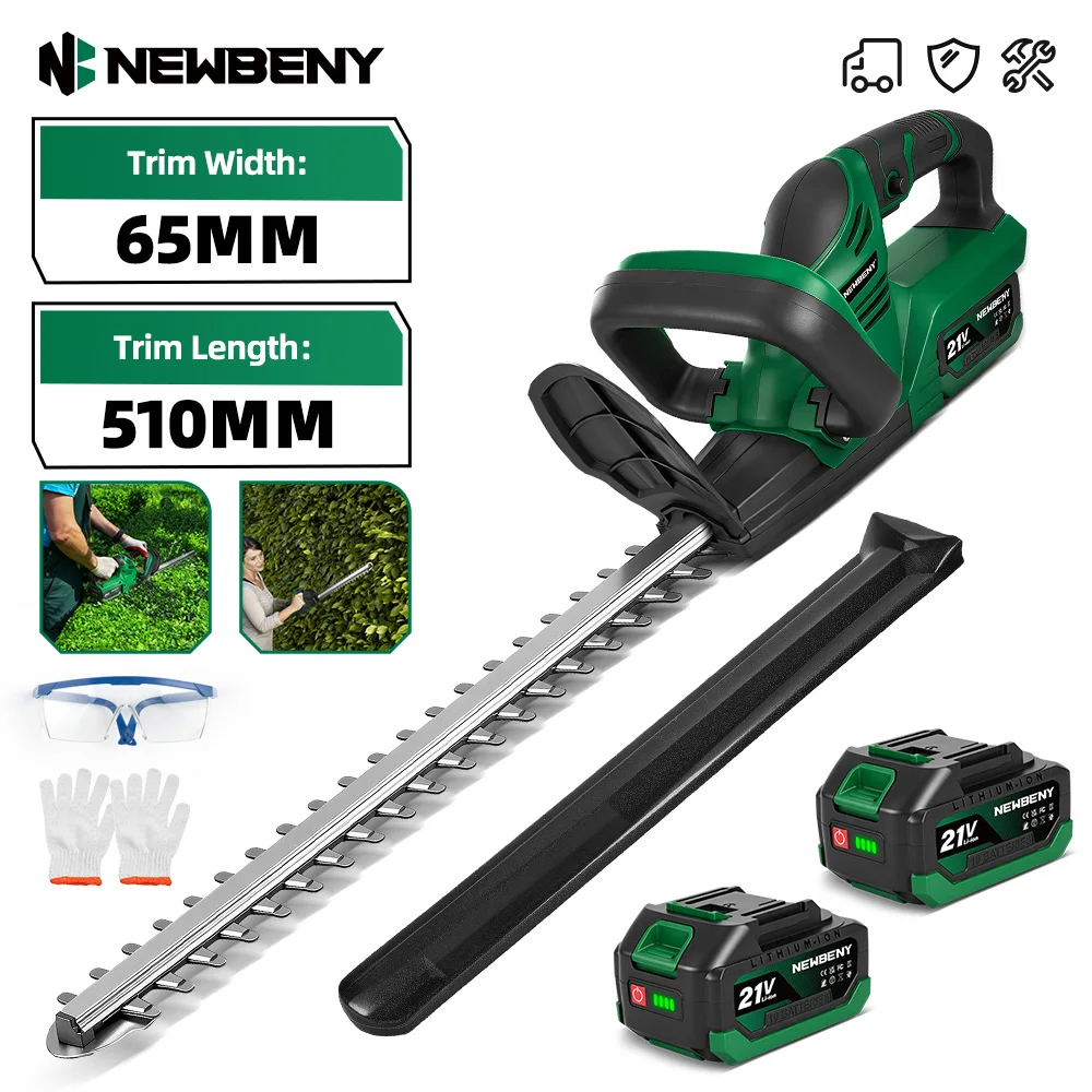 NewBeny 510MM Elektrische Heckenschere 15000RPM Rasenmäher Garten-Landschaftspflege Heckentrimmer Werkzeug für Makita 21V Akku