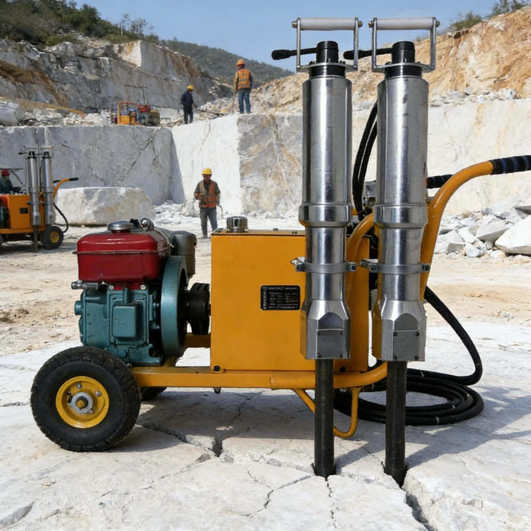 

Auto Control Hydraulic Rock Splitter Labor Saving for Mining