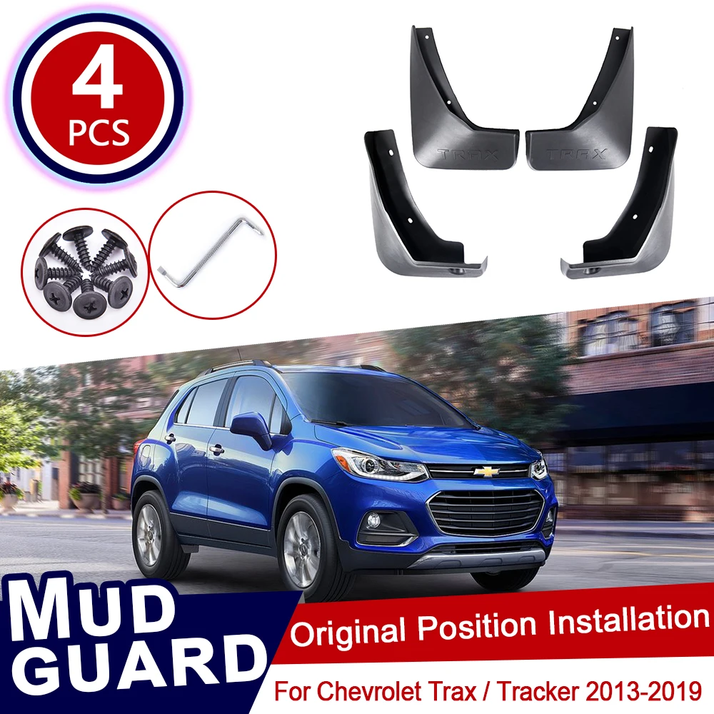 

for Chevrolet Trax Tracker 2013~2019 Car Mud Flaps Front Rear Mudguard Splash Guards Fender Accessories 2014 2015 2016 2017 2018