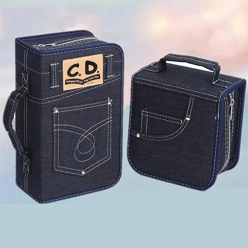 

60/128 Large Capacity CD Pack, Thickened Denim CD Pack Disc Case