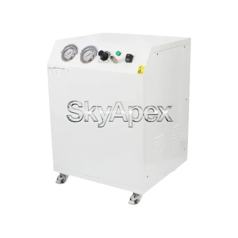 Oil Free Low Noise Air Compressor Woodworking Paint Box Type Oil Free Inflator Compressor Industry-Specific Equipment