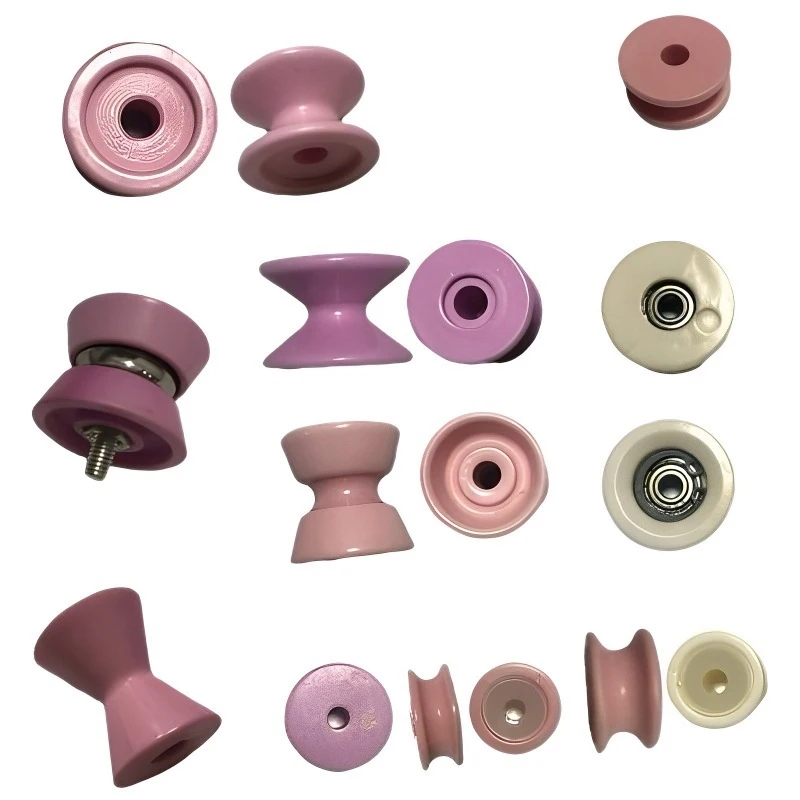 Alumina Oxide Ceramic Wire Guide Pulley, Wear Resistant Ceramic Wheel Textile Spare Parts
