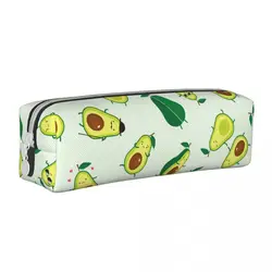 Simpatico astuccio verde Avocado astuccio portapenne Avocado astuccio portapenne per studenti grandi borse portaoggetti materiale scolastico cancelleria regalo