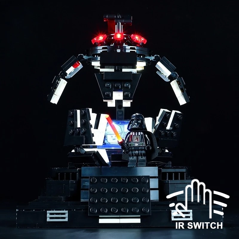LED Lighting Set Suitable for Darth Vader Meditation Chamber 75296(Not Including Building Blocks)