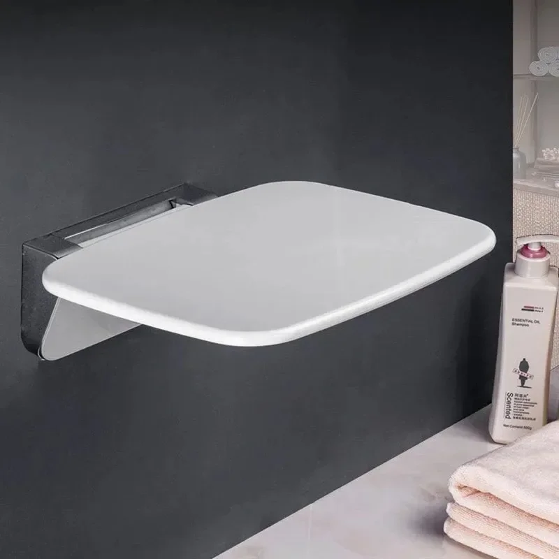 Shower Chair Folding Chair Chair Stool Shower Invisible Titanium Bathroom Chairs Bath Seat Wall Mounted Chairs