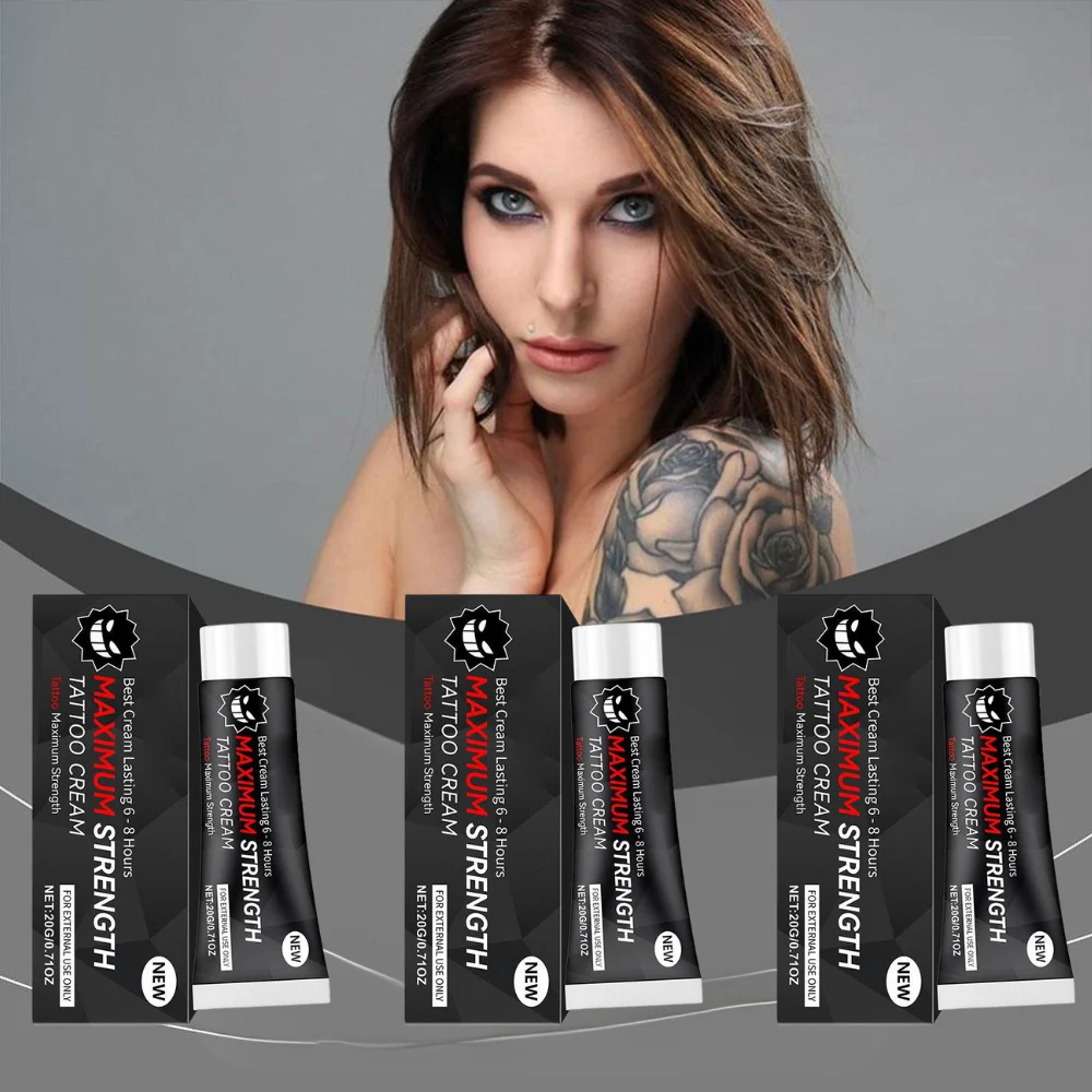 Crema Goosica para el Cuidado de la Piel, Efectiva para Maquillaje Permanente y Piercings en Cejas y Labios, Protección Previa y Cuidado Diario Posterior