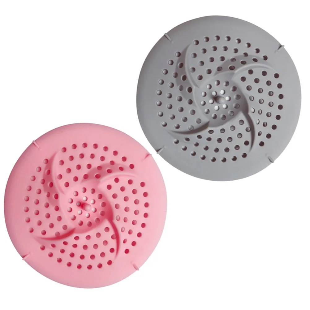 

2pcs Kitchen Sink Floor Drain Cover Anti-Hair Clogging Odor Blocking Cockroach Proof Silicone Seal Plug For Bathroom Bathtub