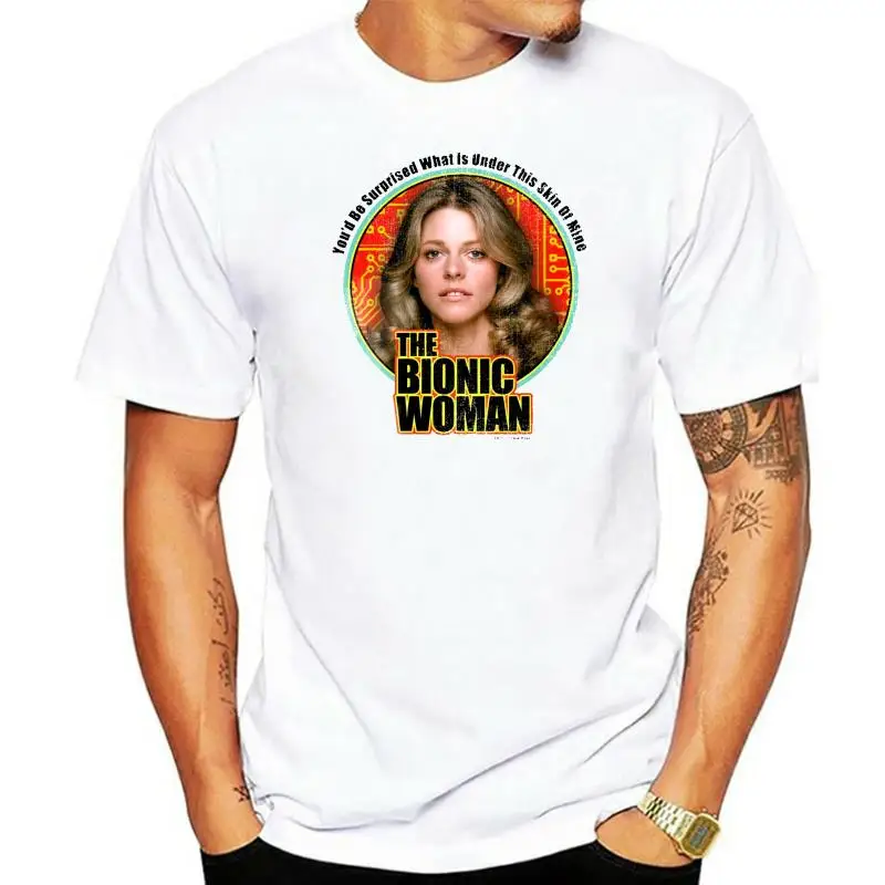 The Bionic Woman T-Shirt Retro 70'S 80S Tv Six Million Dollar Man White Nbc539 Street Tee Shirt