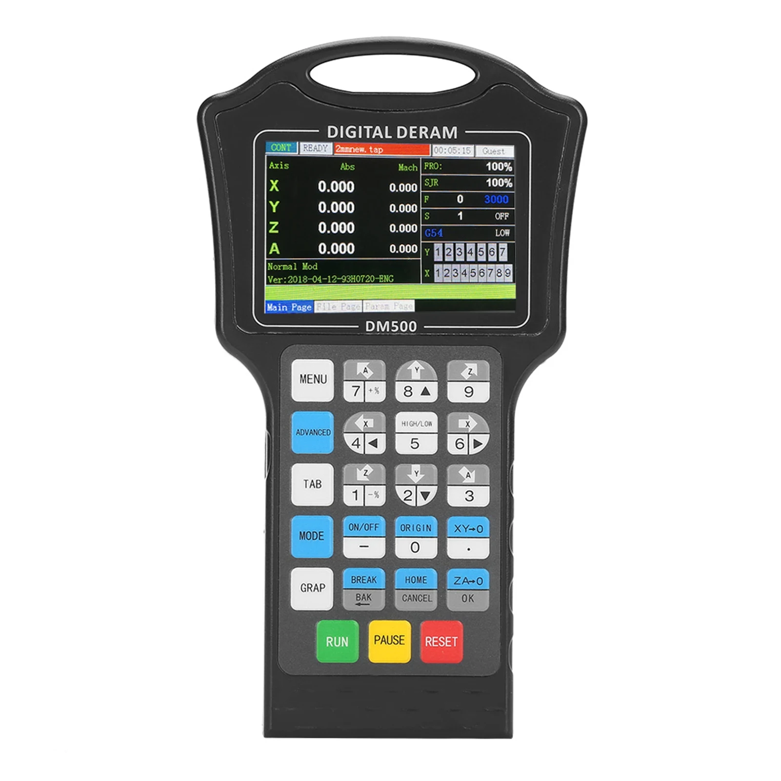 1 Set Handheld 3/4  Controller CNC Control System for Router Engraver Controller Engraver Control System Handheld Controller