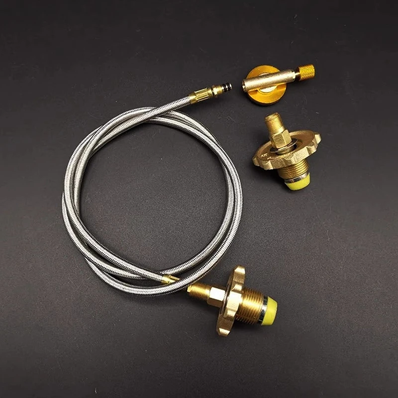 Outdoor Stove To LPG Tank Adapter Connector Practical Durable Camping Gas Stove Converter Furnace Conversion Head