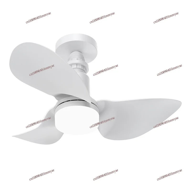 New 24V Brushless DC Motor Forward and Reverse 19-inch E27 Screw Three-leaf LED Ceiling Fan Light