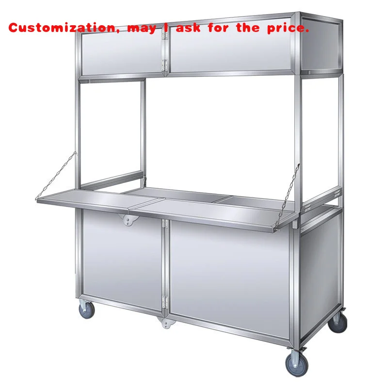 

Изготовленная на заказ. Коммерческая портативная складная тележка для еды, тележка для покупок с едой, тележка для еды с колесами, складная тележка для еды