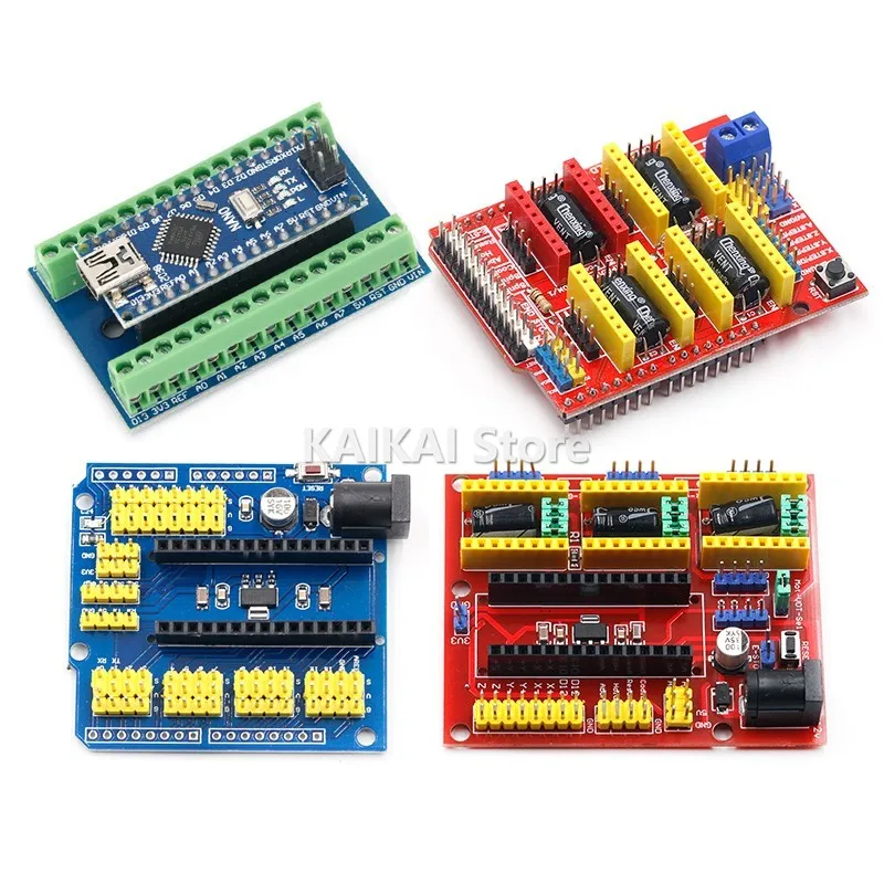 NANO V3.0 Controller Terminal Adapter Expansion Board NANO IO Shield Simple Extension Plate For Arduino AVR ATMEGA328P Nano 3.0