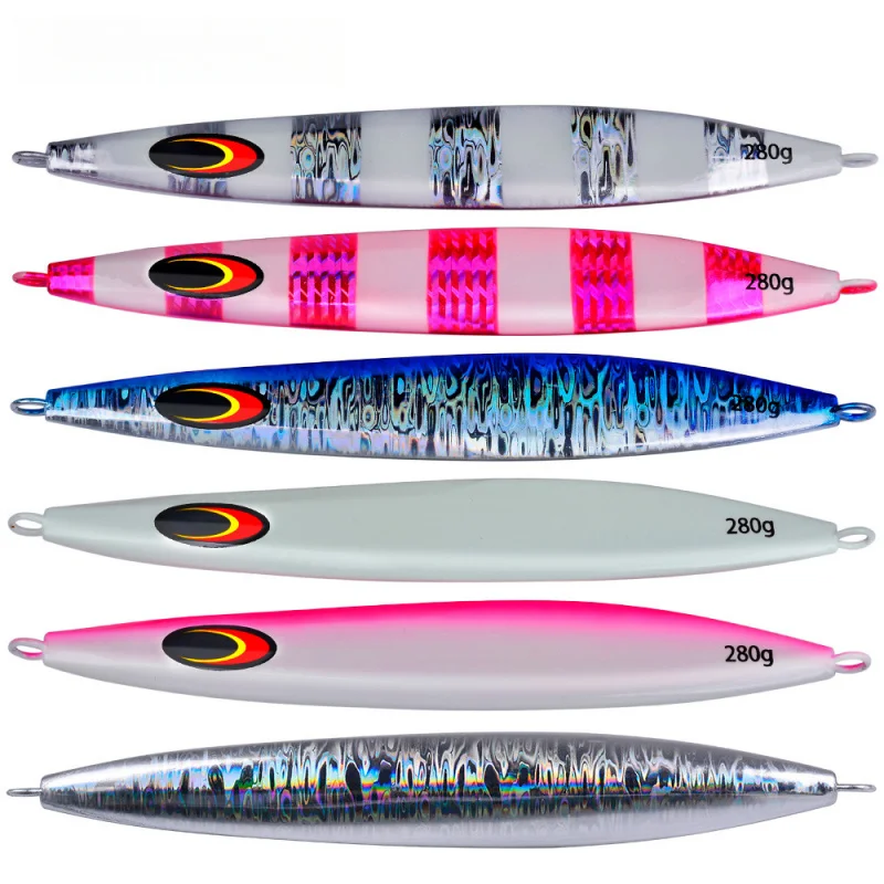 

Deep Sea Metal Jig Lure, Long Cast Sinking Bionic Bait, Offshore Boat Fishing Tackle For Barracuda And Spanish Mackerel