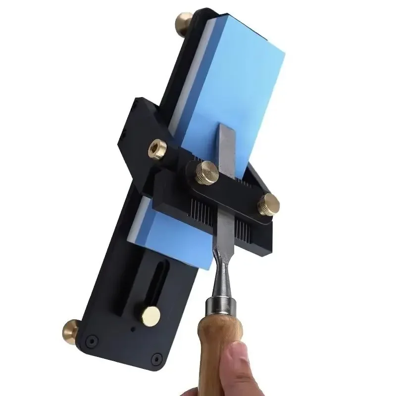 Woodworking sharpening fixture Aluminum alloy boring and grinding guide rail Fixed angle grinding stone sharpening knife For
