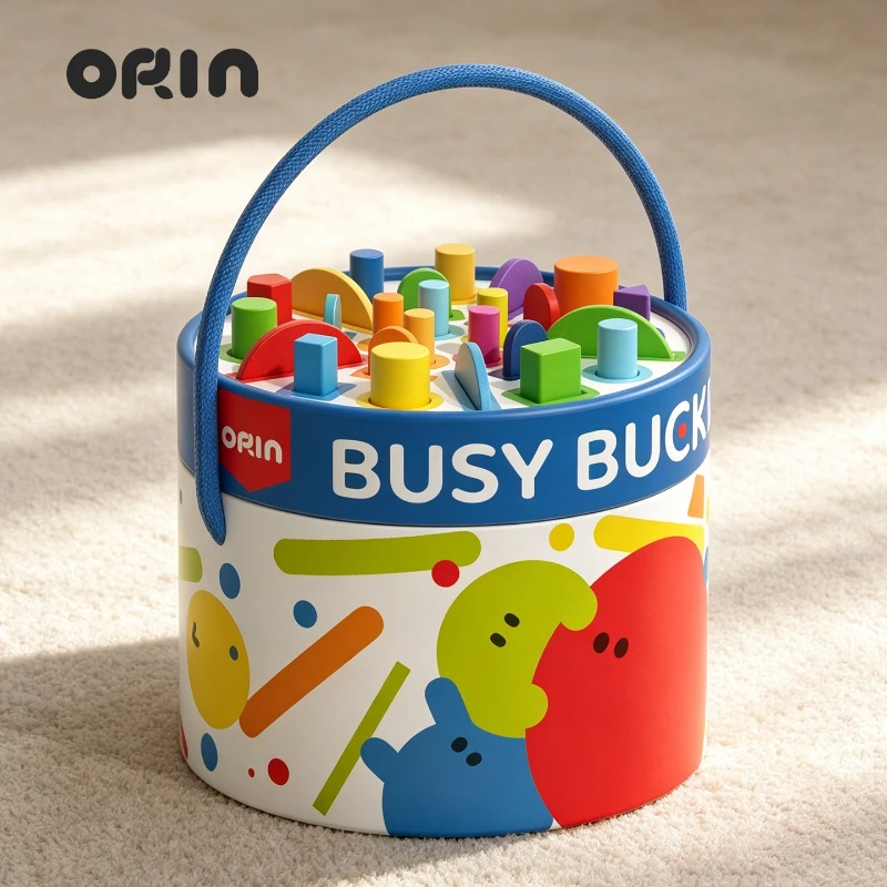 Montessori Toys Early Education Recognizing Matching Colors Busy Bucket Cational Childrens Baby Enhancing Concentration Skills