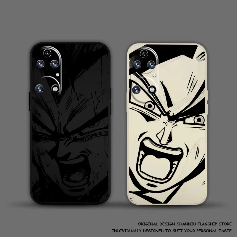 G-Gokus D-Dragons Balls For Huawei P50 P50E P40 P30 P20 PRO LITE 5G P Smart 2021 Z S Phone Case Soft Liquid Silicone Cover