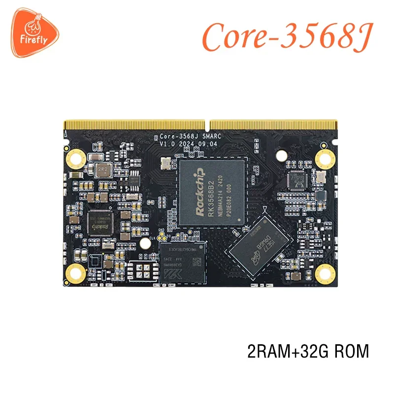 

Firefly Core-3568J SMARC 2GRAM 32G ROM 4K 1TOPS RK3568 Новый четырехъядерный системный модуль SMARC2.0 AI