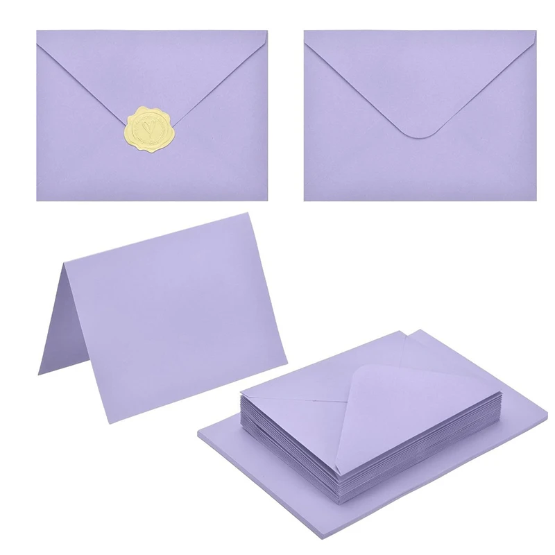 

100 шт., зеленые, фиолетовые конверты, крафт-бумага, 19x13,5 см, свадебные приглашения, деловые принадлежности, открытка, подарочная коробка, упаковка, канцелярские принадлежности