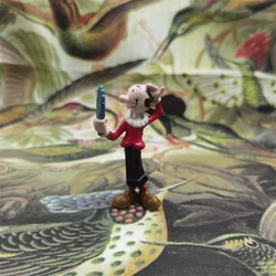 7-9cm cartoon lady olive action figure metal doll soft rubber kids collection model toy