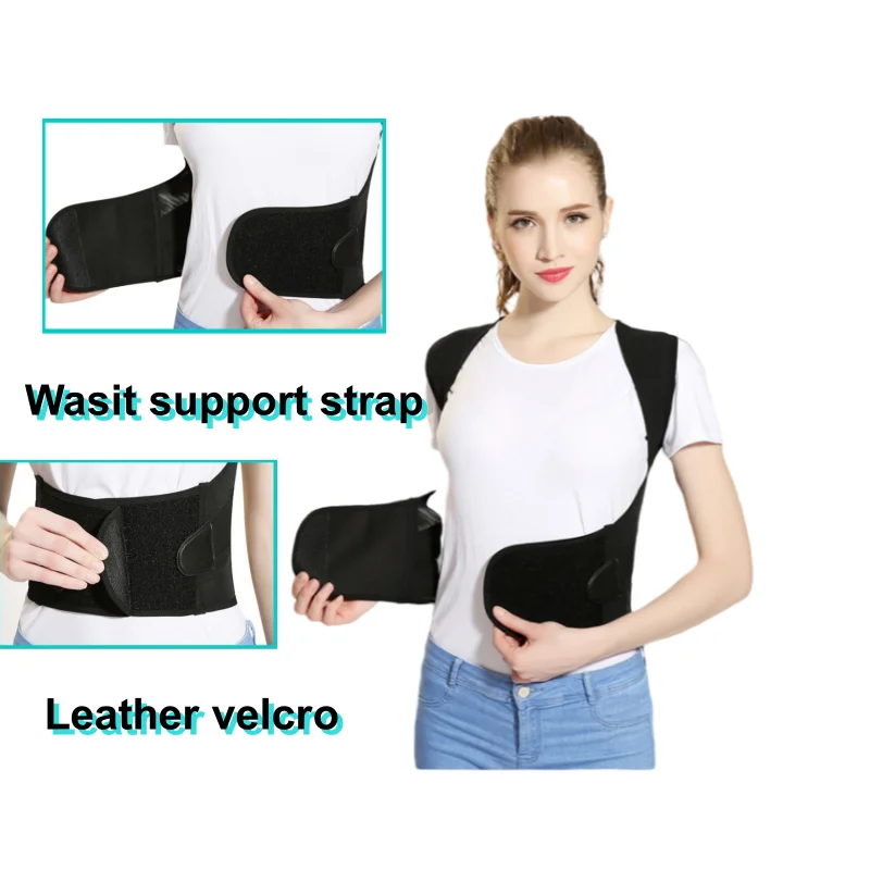 Adjustable Back Posture Corrector Humback Blet Lumbar Brace Spine Back Shoulder Support Corrector For Man Woman