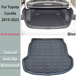 For Toyota Corolla Sedan Saloon E210 2019 2020 2021 2022 Tailored Rear Trunk Mat Cargo Liner Boot Floor Tray 3D EVA Accessories