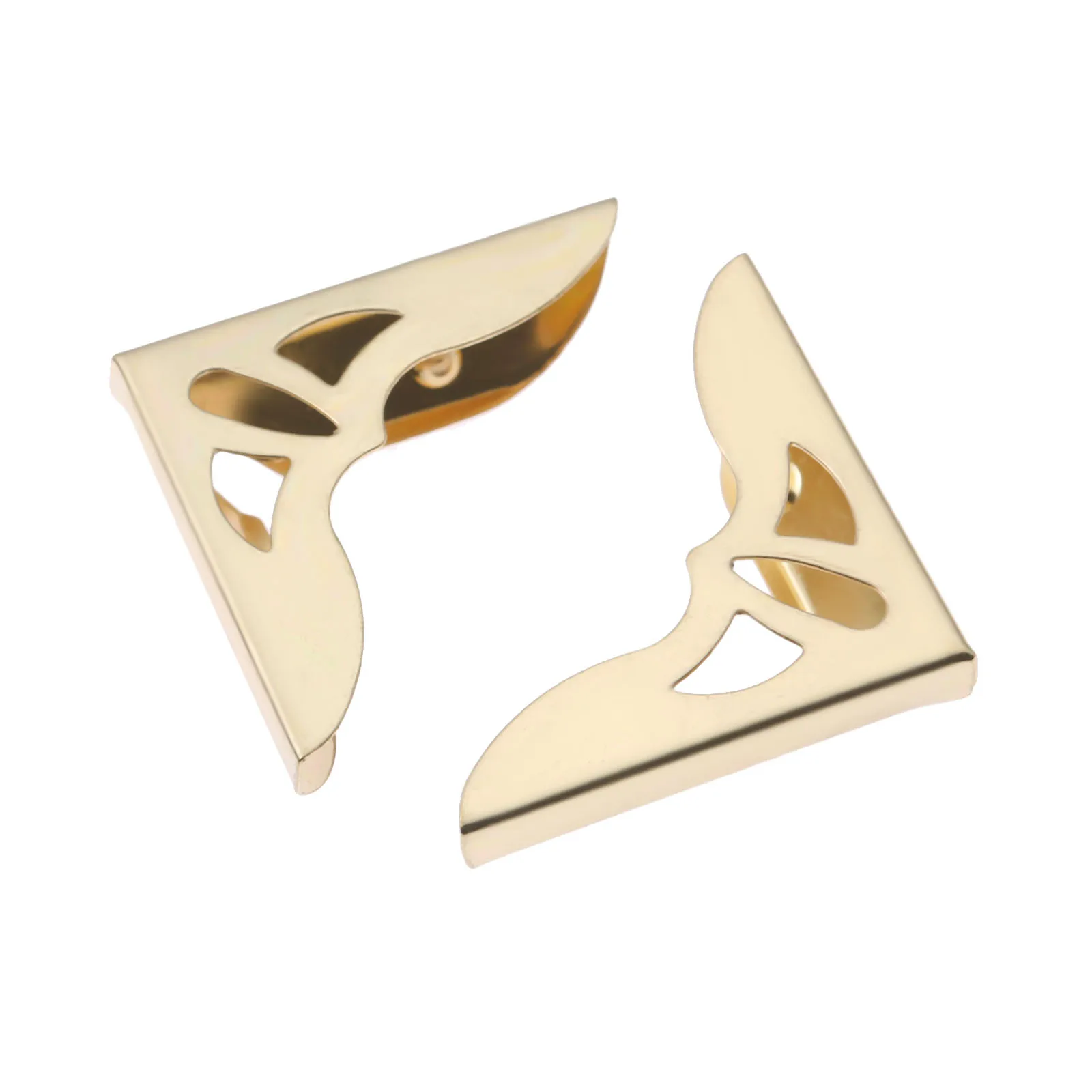 20pcs Corner Decorative Protectors 31*31mm Gold Decorative Antique Jewelry Gift Box Wooden Case Corner Protector Guard
