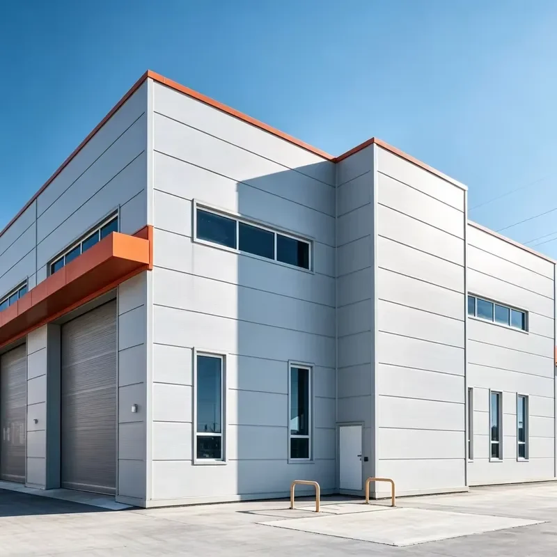 Steel Frame Building Large Clear Span Warehouse Prefab Metal Storage Factory Construction Cost Effective Design