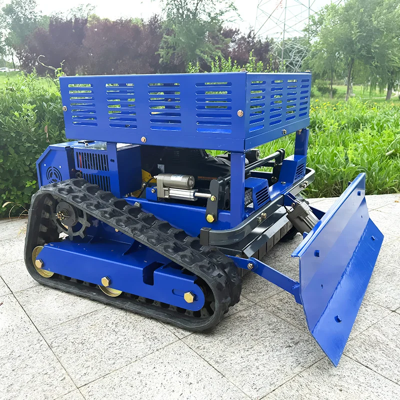 Customized Sturdy RC Lawn Mower Shock Absorption Design For Garden Slope Orchard Rough Terrain Grass Trimming