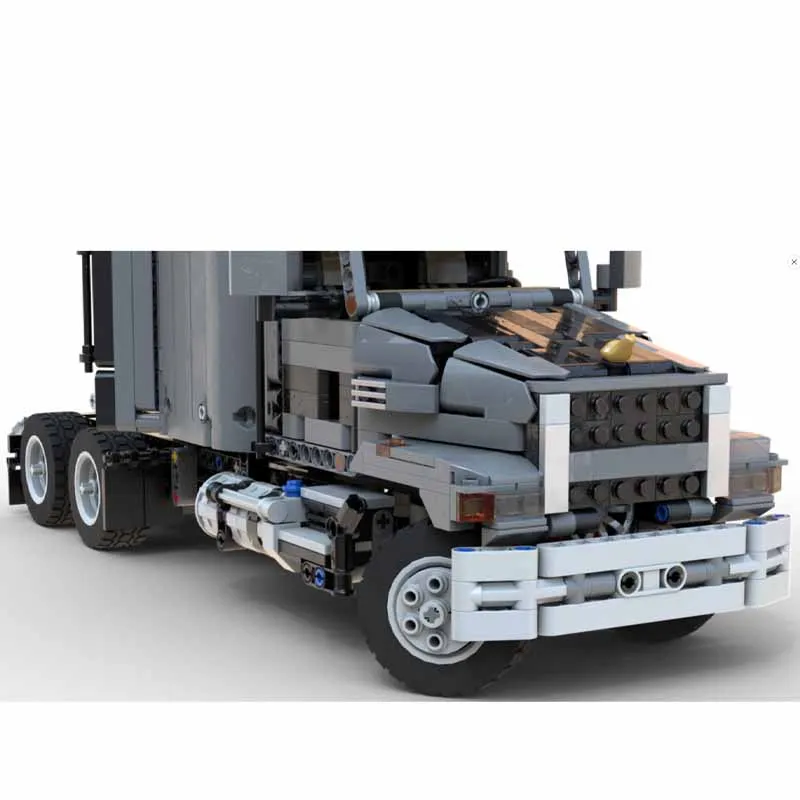 Building Block MOC-36219 Truck Trailer Head High Difficulty Splicing Building Block 1456PCS Adult and Children Birthday Toy Gift