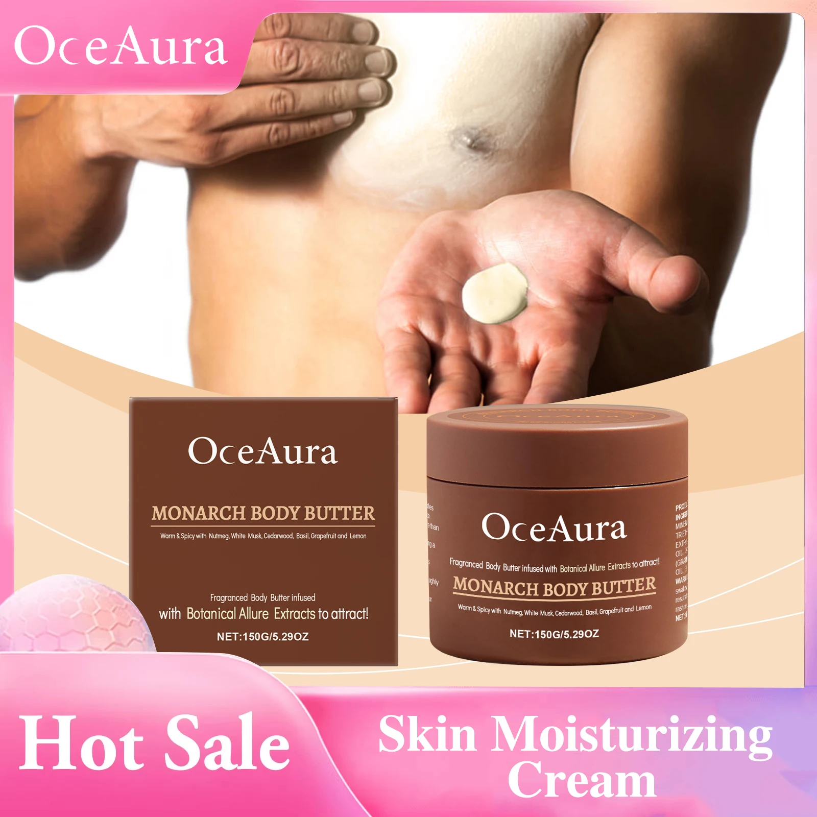 

Man Skin Moisturizing Cream Nourish Moisturize Smooth Firming Deep Hydration Body Long Lasting Fragrant Butter Moisturize Cream