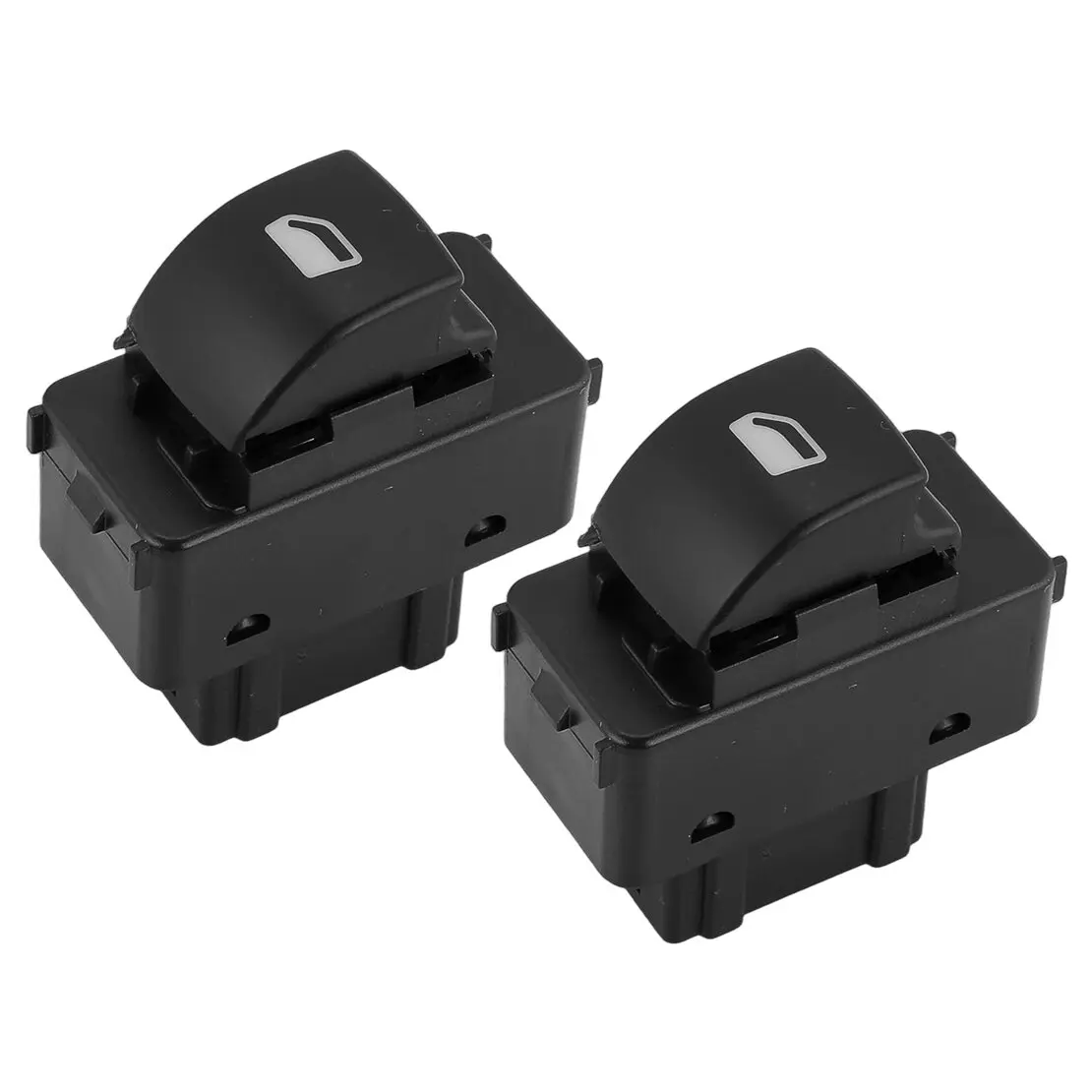 6490E2 6554QK 2pcs Front Electric Window Button Switch Black Fit For Citroen C3 Picasso Berlingo Peugeot 207 Partner